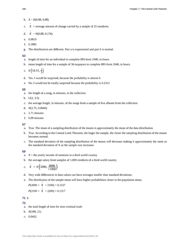 Introductory Statistics - New Page