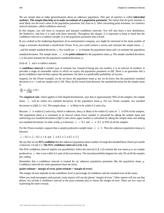 Introductory Statistics - New Page