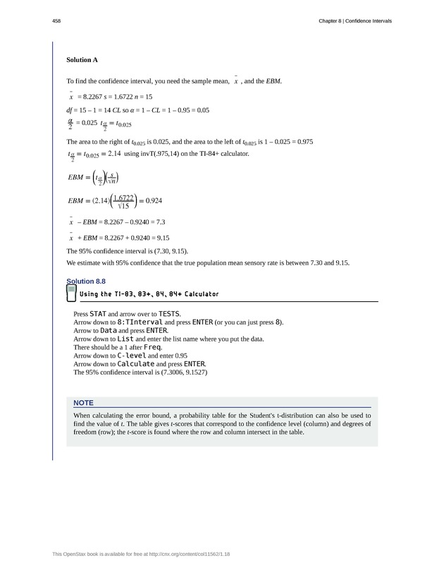 Introductory Statistics - New Page