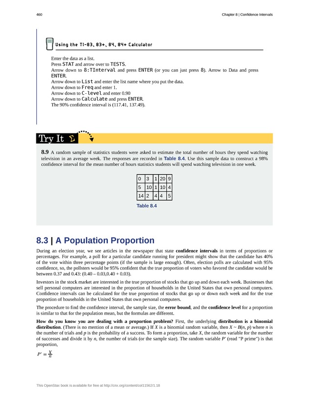 Introductory Statistics - New Page