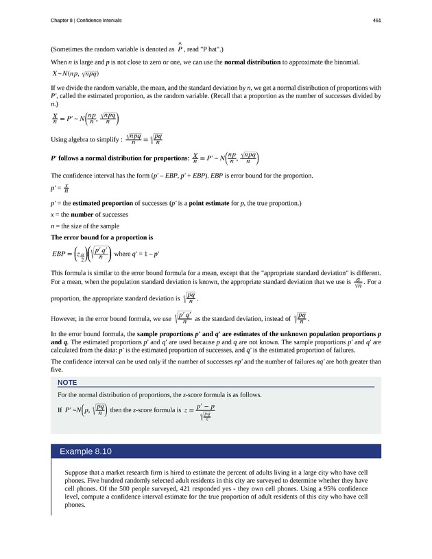 Introductory Statistics - New Page