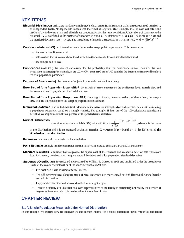 Introductory Statistics - New Page