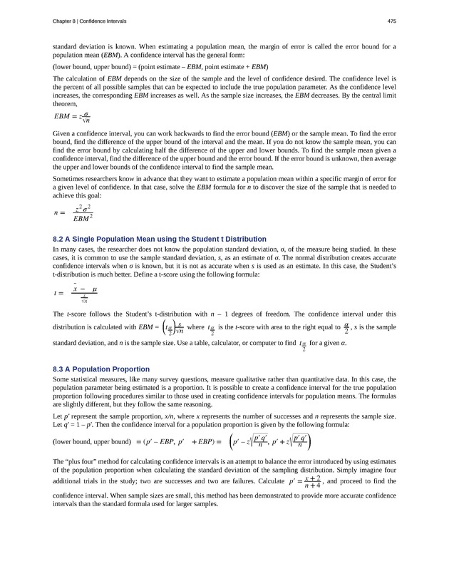 Introductory Statistics - New Page