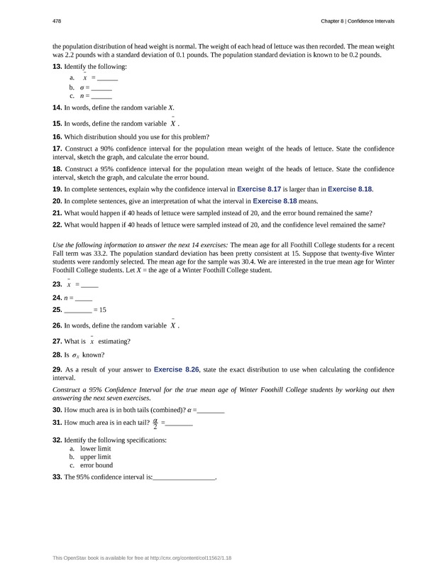 Introductory Statistics - New Page