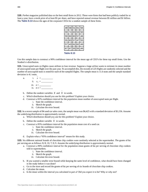 Introductory Statistics - New Page