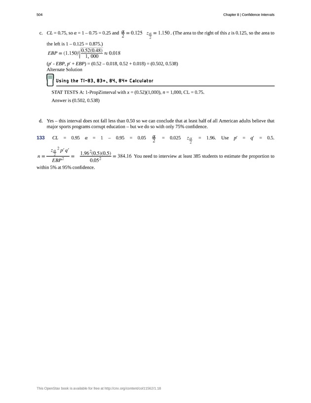 Introductory Statistics - New Page
