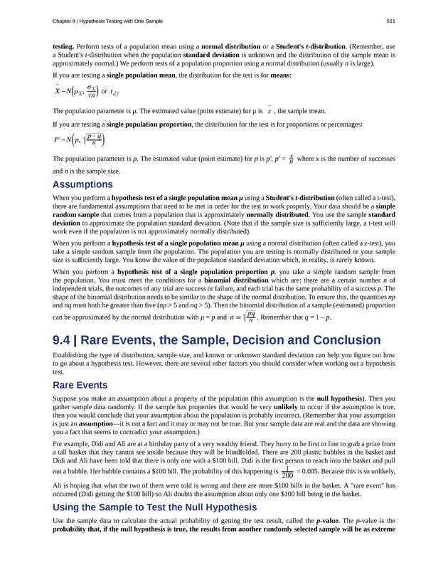 Introductory Statistics - New Page