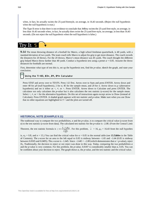 Introductory Statistics - New Page
