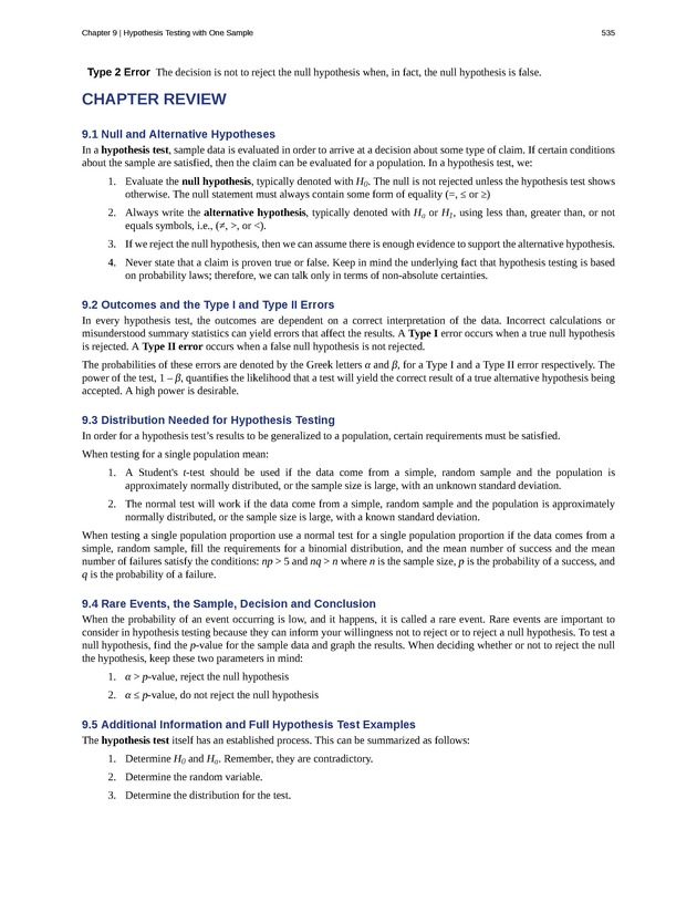 Introductory Statistics - New Page
