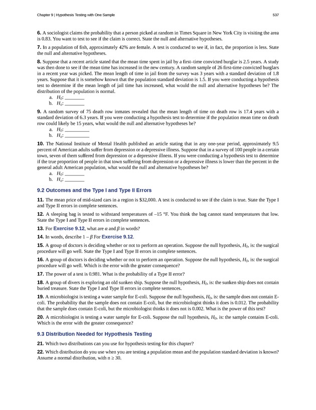 Introductory Statistics - New Page