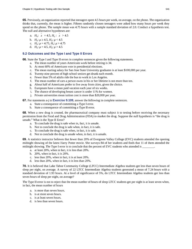 Introductory Statistics - New Page
