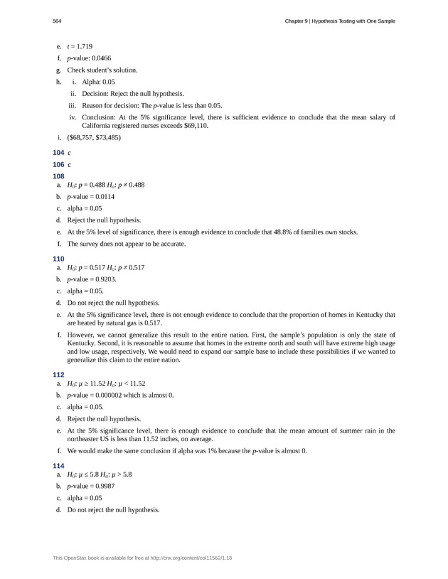 Introductory Statistics - New Page
