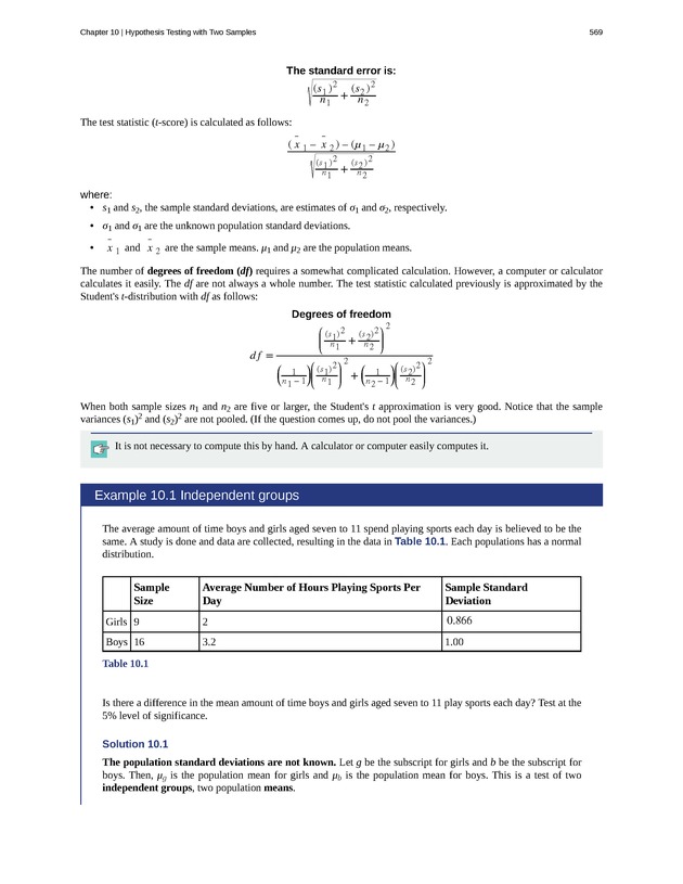 Introductory Statistics - New Page