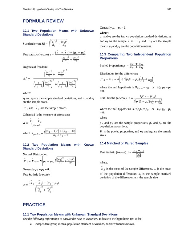 Introductory Statistics - New Page