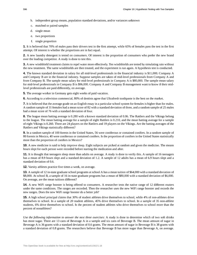 Introductory Statistics - New Page