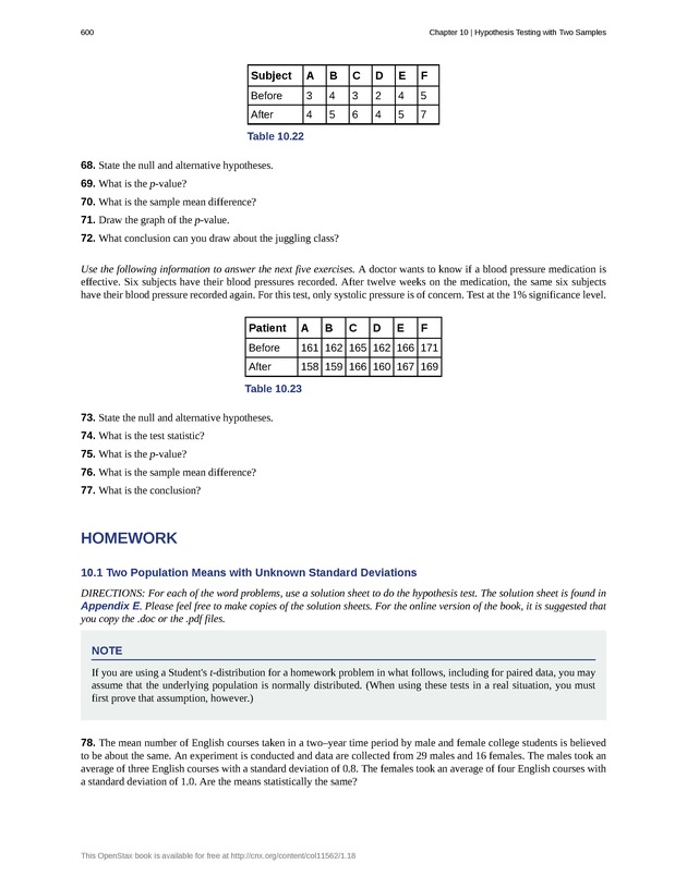 Introductory Statistics - New Page