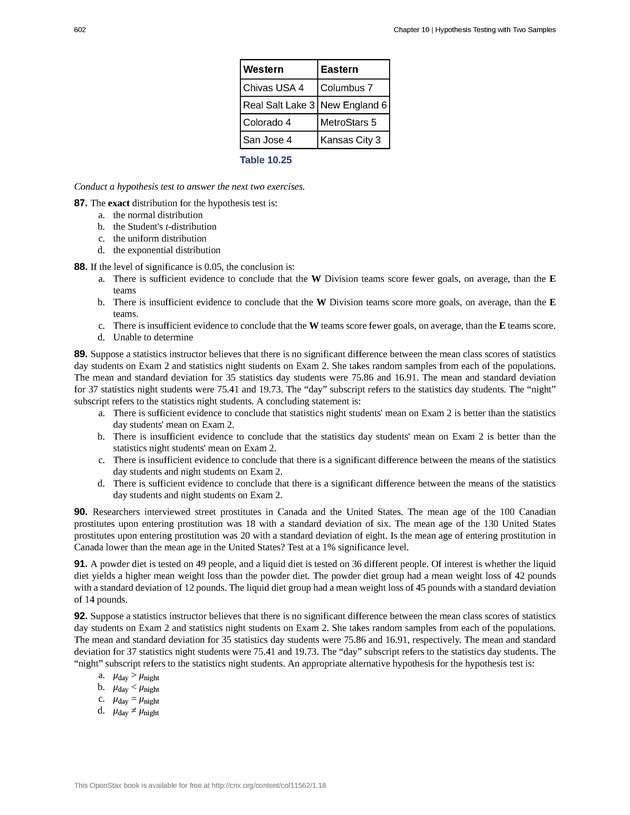 Introductory Statistics - New Page