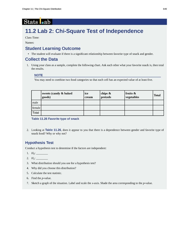 Introductory Statistics - New Page