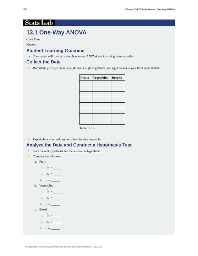 Introductory Statistics - New Page