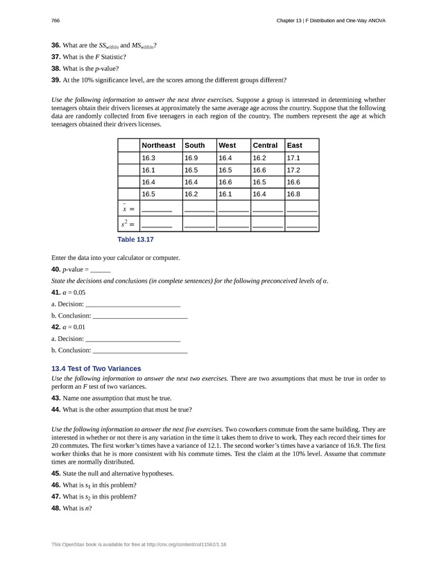 Introductory Statistics - New Page