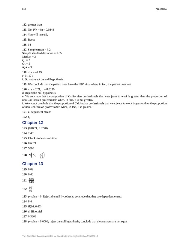 Introductory Statistics - New Page