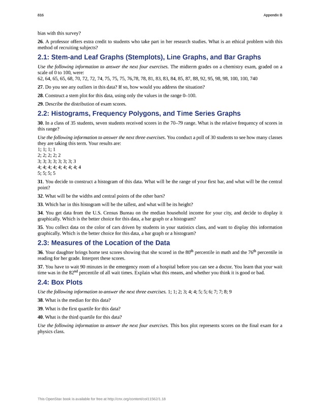 Introductory Statistics - New Page