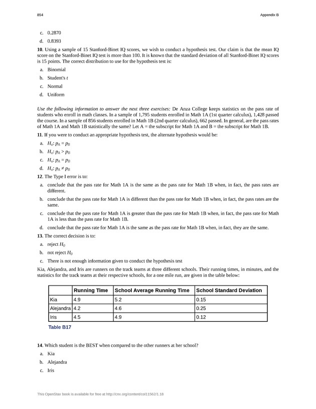 Introductory Statistics - New Page