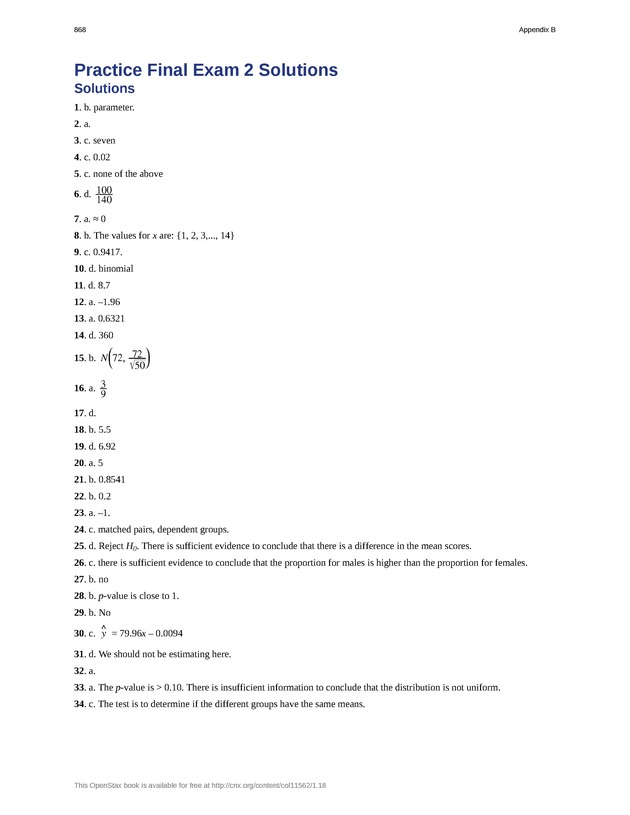 Introductory Statistics - New Page