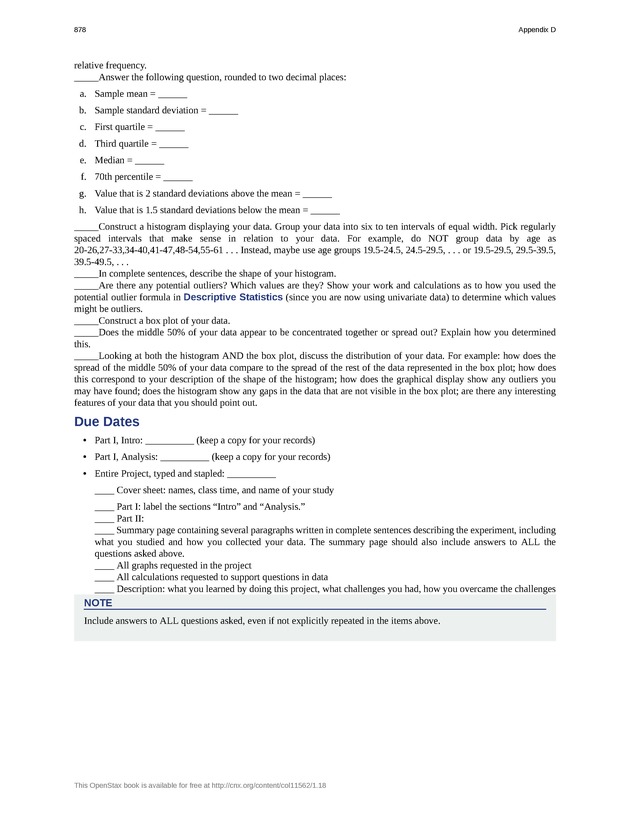 Introductory Statistics - New Page