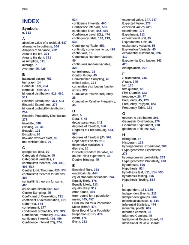 Introductory Statistics - New Page