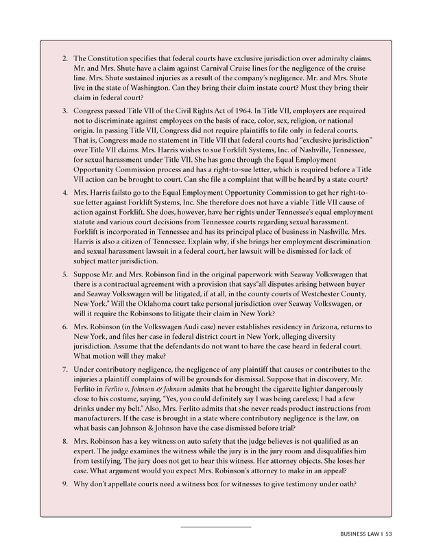 Business Law I - New Page