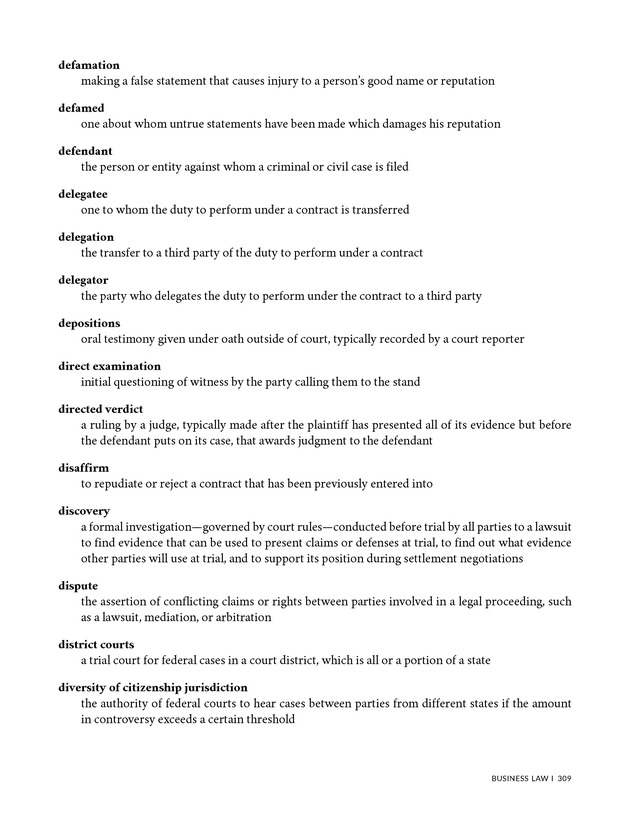 Business Law I - New Page