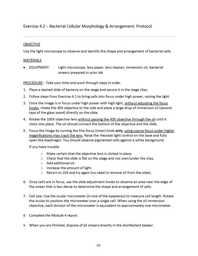 Microbiology Module 4: Microscopy - New Page