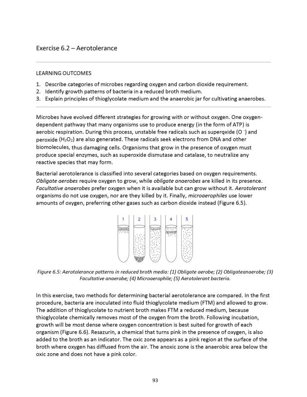 Microbiology Module 6: Media & Aerotolerance - New Page