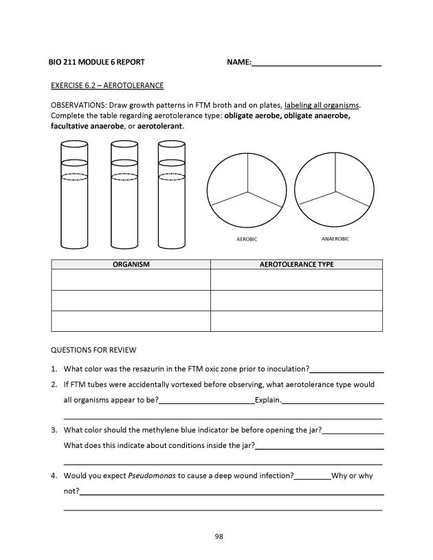 Microbiology Module 6: Media & Aerotolerance - New Page