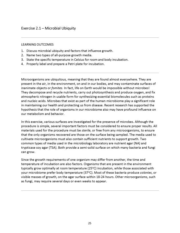 Principles of Microbiology Laboratory Manual - New Page