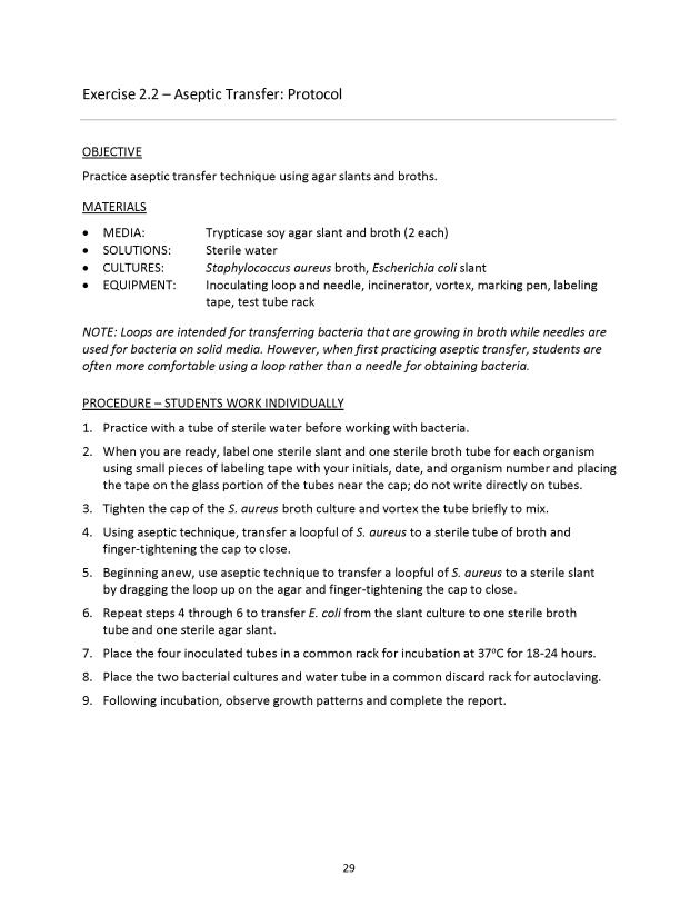 Principles of Microbiology Laboratory Manual - New Page