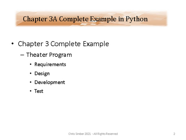 Computer Programming Python - Chapter 3 - Lecture - Complete Example - Slide 2