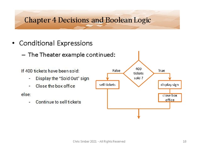 Computer Programming Python Lecture - Decisions and Logic (Ch. 4) - Slide 18