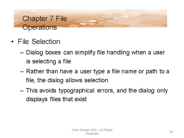 Computer Programming Python Lecture - Files Operations (Ch. 7) - Slide 103