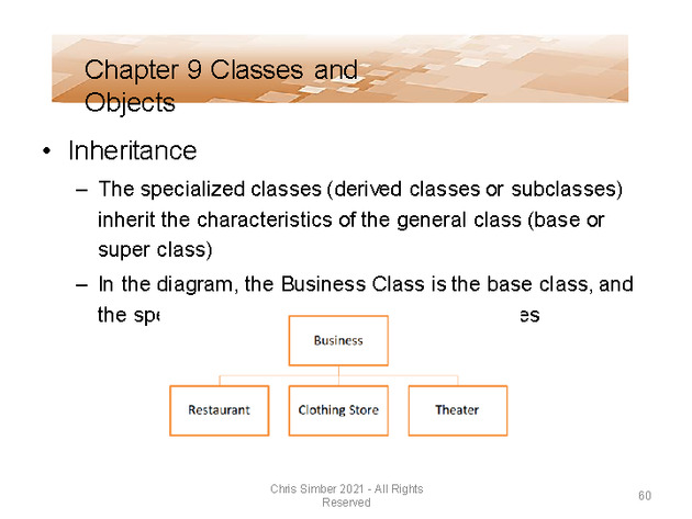 Computer Programming Python Lecture - Classes and Objects (Ch. 9) - Slide 60