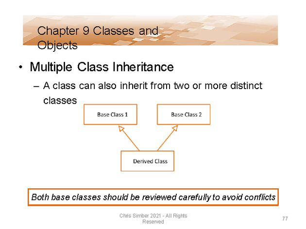 Computer Programming Python Lecture - Classes and Objects (Ch. 9) - Slide 77
