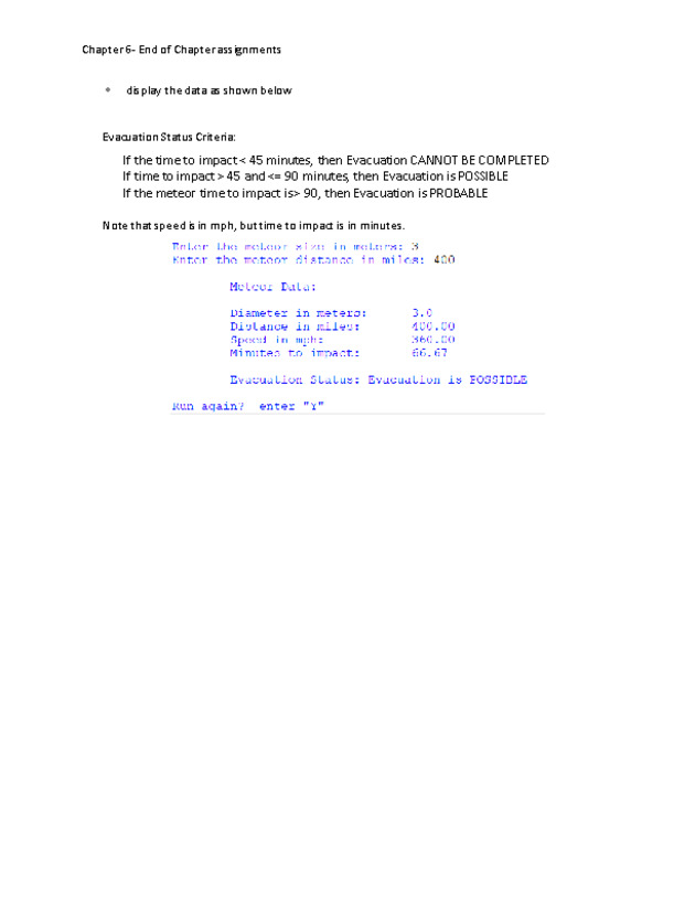 Computer Programming Python - Chapter 6 Assignment- Functions - Page 6