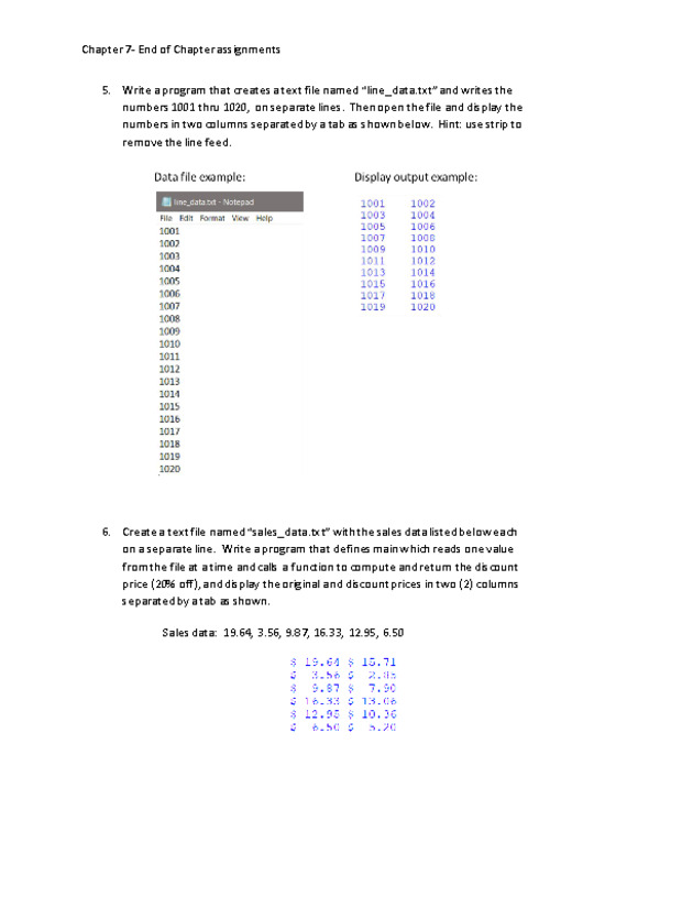 Computer Programming Python - Chapter 7 Assignment- File Operations and Dialogs - Page 4