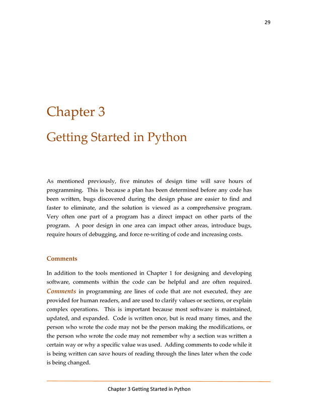 Computer Programming Python - Textbook - Page 29