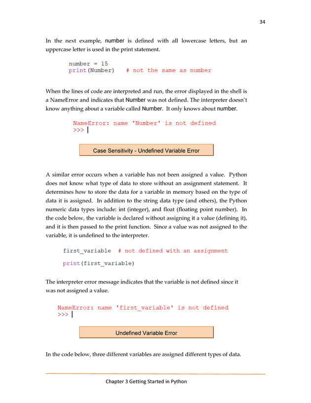 Computer Programming Python - Textbook - Page 34