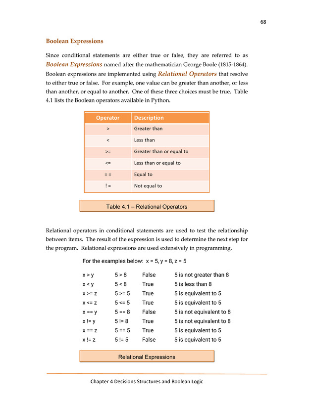 Computer Programming Python - Textbook - Page 68