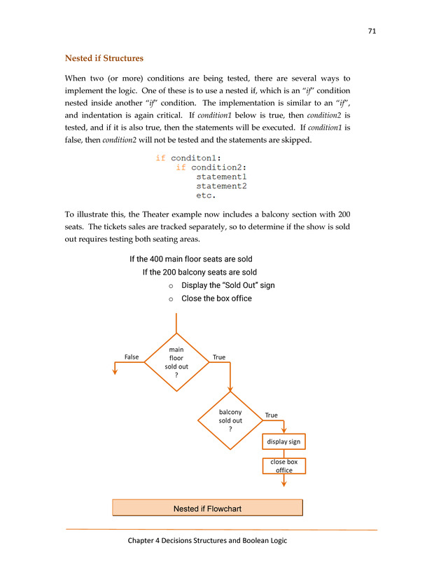 Computer Programming Python - Textbook - Page 71