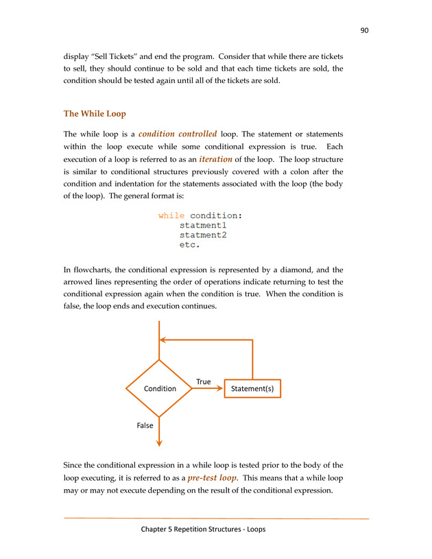 Computer Programming Python - Textbook - Page 90