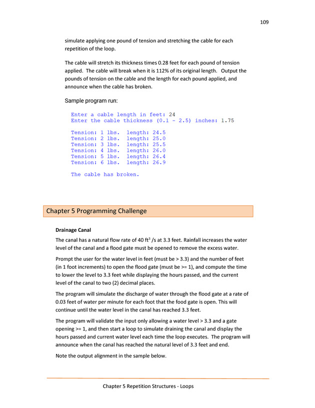 Computer Programming Python - Textbook - Page 109